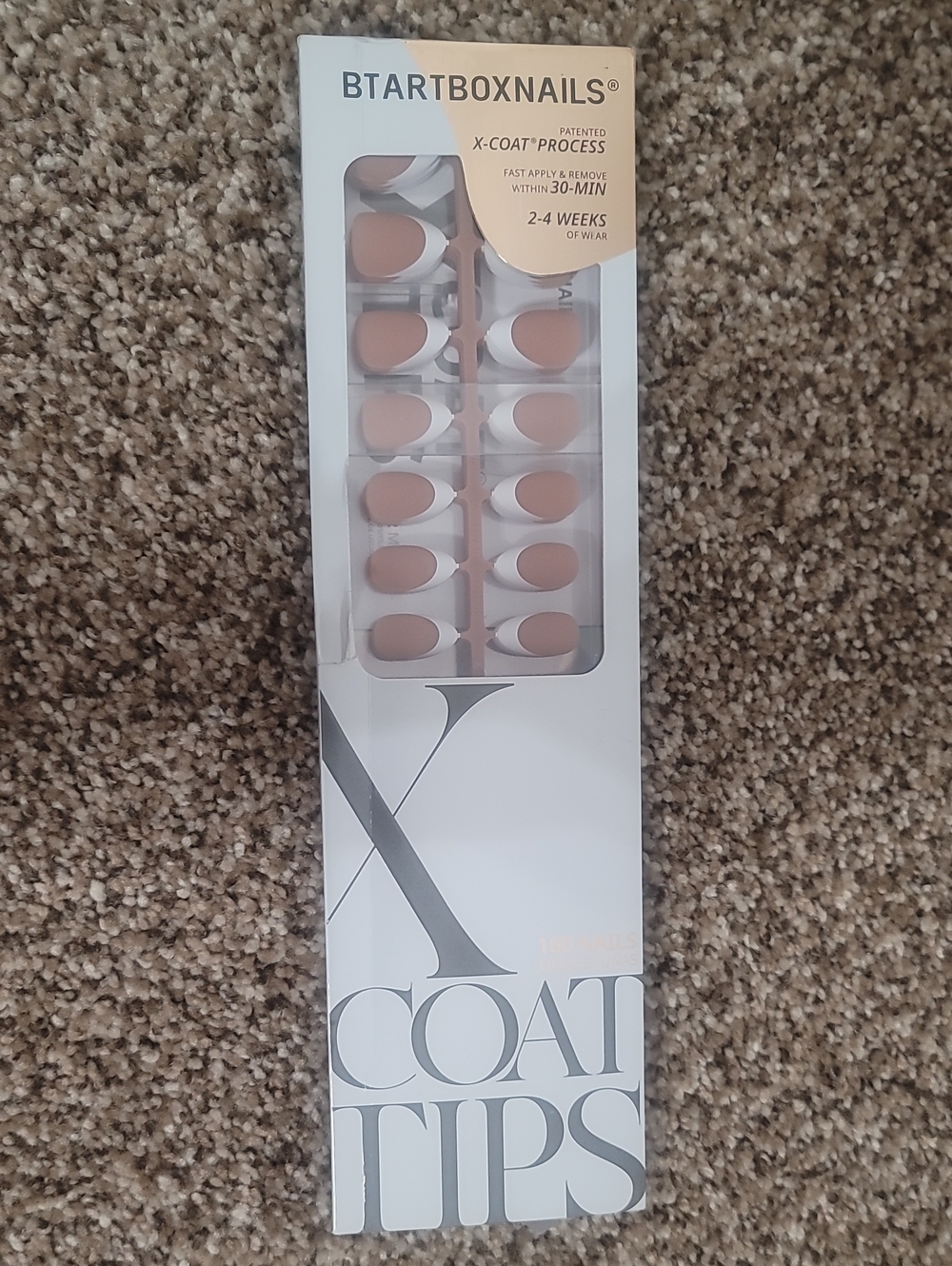 BTArtBoxNails X-Coat Short Almond French Press-On Nail Tips